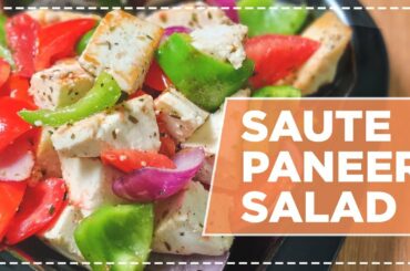 PANEER SALAD | COTTAGE CHEESE SALAD RECIPE | HEALTHY SALAD