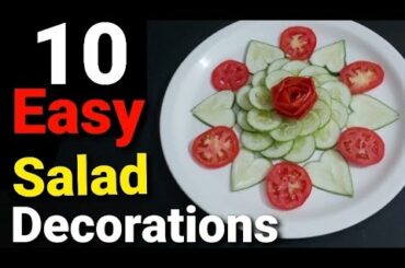 10 Easy And Beautiful Salad Cutting Decorations ideas by Neelam ki recipes