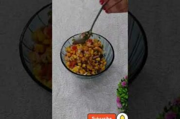 Sweet Corn Chaat | Healthy Snacks Recipe | Saumya The Taste