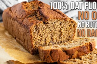 Healthy Banana Bread (OAT FLOUR)