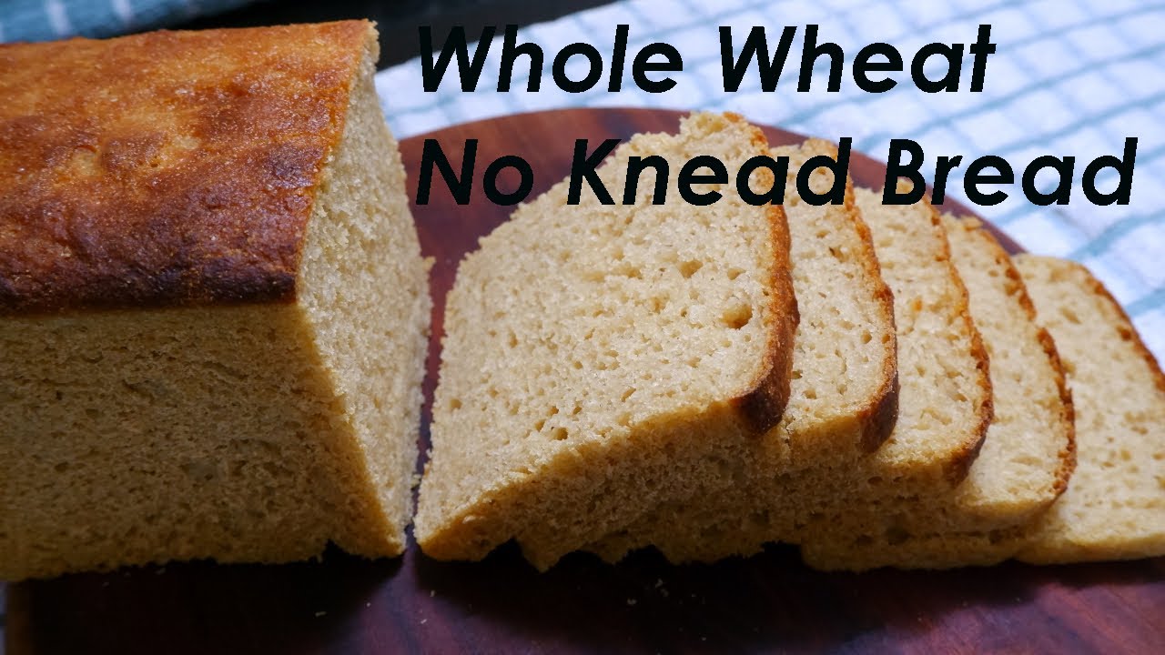No Knead Whole Wheat Bread Recipe | Easy Healthy Bread Recipe | Atta Bread Recipe # 65 No Knead Whole Wheat Bread Recipe | Easy Healthy Bread Recipe | Atta Bread Recipe # 65