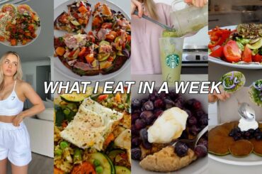 WHAT I EAT IN A WEEK | HEALTHY BREAKFASTS | LUNCHES | DINNERS | SNACKS & DESSERT | Conagh Kathleen