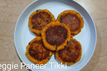 Veggie Paneer Tikki | Easy and healthy snack recipe | Vani Cooks