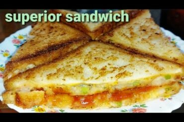Superior Sandwich recipe| healthy & tasty breakfast or evening snacks recipe by Cook With Sana Ahmed