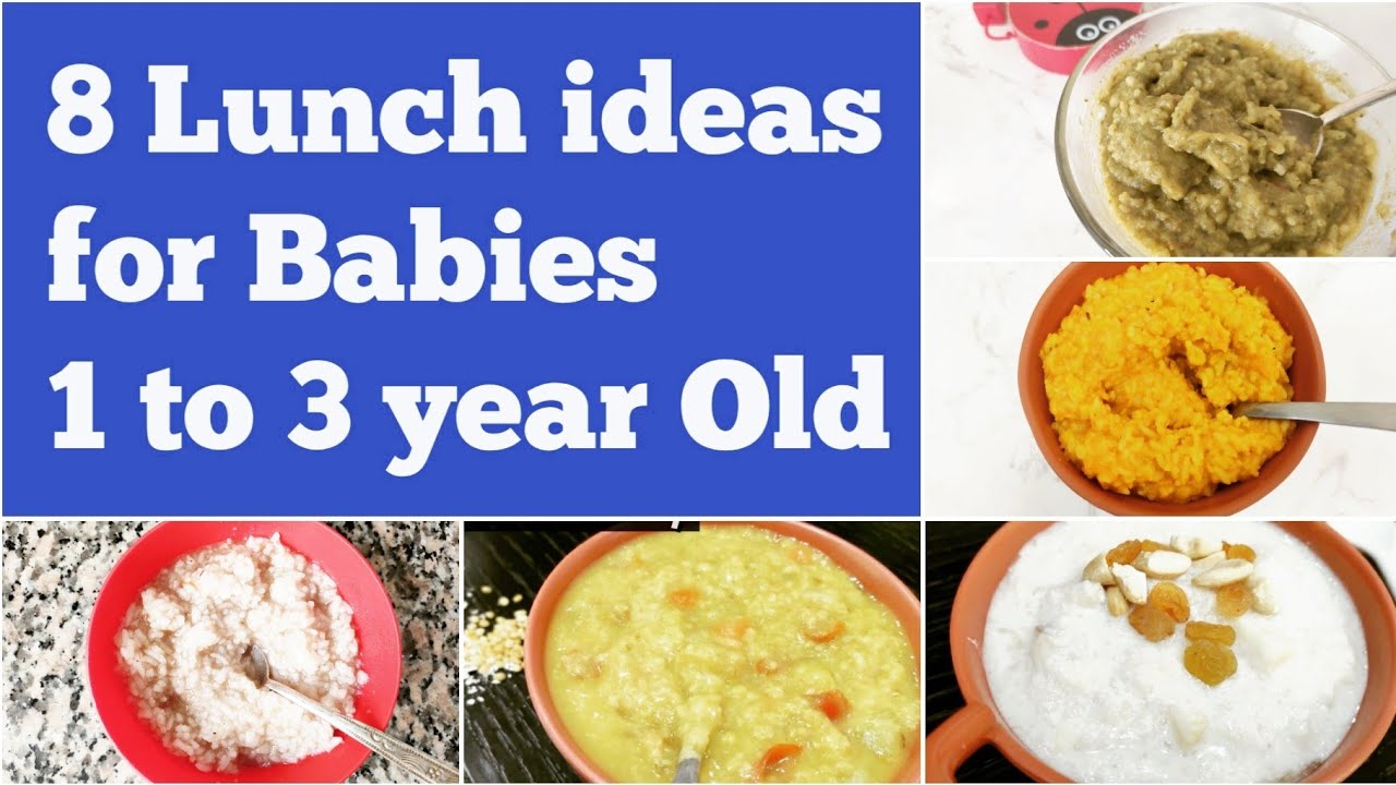 BABY FOOD – Lunch Ideas for Babies 1 to 3 Year old | Weight Gain Baby food | Baby Food Recipes BABY FOOD - Lunch Ideas for Babies 1 to 3 Year old | Weight Gain Baby food | Baby Food Recipes