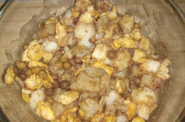 Zero oil healthy snack/Aloo Chaat/5 minute snack recipe/chatpata evening chaat