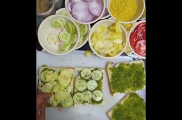 bread salad Sandwich !! salad  sandwich recipe #shorts #sandwich