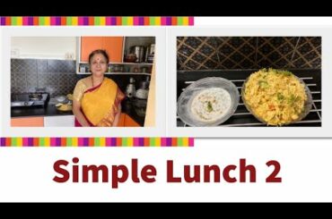 Simple Lunch 2 !!                   Easy,  Healthy    , Tasty !!