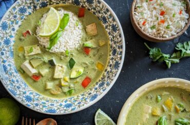 Veg Green Thai Curry Recipe | Green Thai Curry Paste | Healthy Lunch or Dinner Ideas | Vegan Recipe