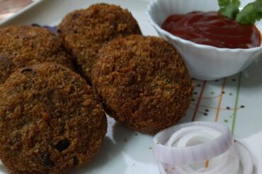 Soya Cutlet | Veg Starter | Healthy Snacks Recipe | Soyabean Recipe | Simple and Easy Snacks Recipe