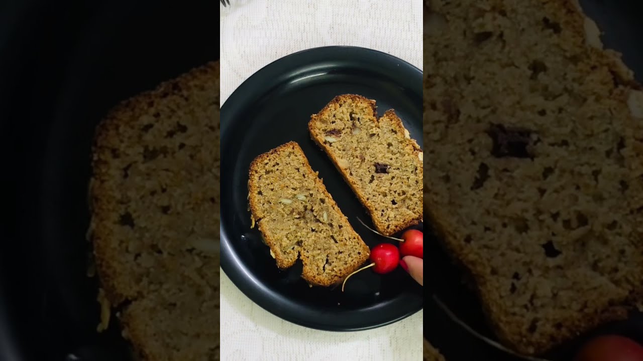 Banana oats bread whole wheat & eggless healthy recipe UCOOK