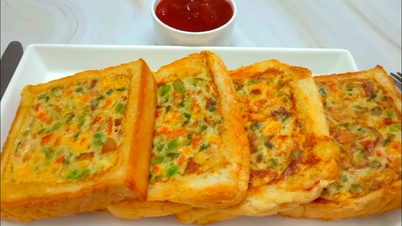 BREAKFAST RECIPE WITH BREAD FOR WEIGHT lOSS | Healthy Breakfast Recipe | Delicious Breakfast BREAKFAST RECIPE WITH BREAD FOR WEIGHT lOSS | Healthy Breakfast Recipe | Delicious Breakfast