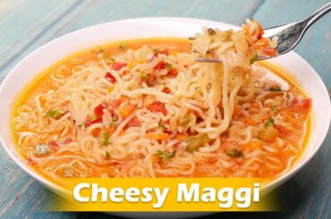 NEW SNACKS RECIPE | QUICK SNACKS RECIPE | CHEESY MAGGI #Shorts