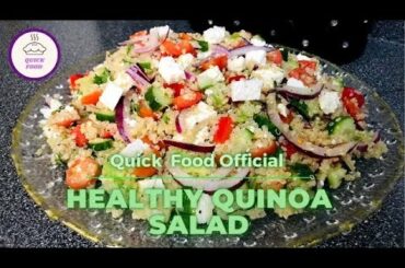 Healthy Mediterranean Quinoa Salad Recipe -Quick Food Official- #shorts - Costco Quinoa Salad Recipe