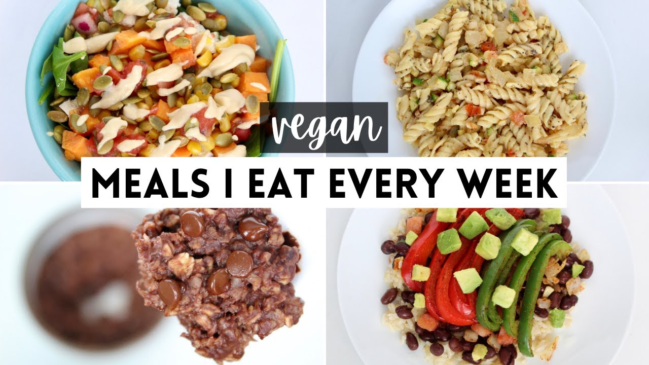 5 Meals I Eat Every Week (Vegan + Healthy Recipes) 5 Meals I Eat Every Week (Vegan + Healthy Recipes)