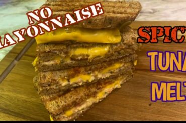 How To Make Spicy Tuna Melt Sandwhich Without Mayonnaise/Multi-Seed Wholemeal Bread/Healthy Choice