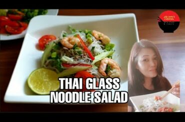 THAI Spicy Glass Noodle Salad | Healthy Salad | JebAnn's Channel