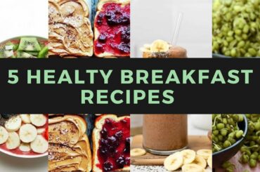 5 Healthy Breakfast Recipes for busy working couple | HeenaPrateek Vlog