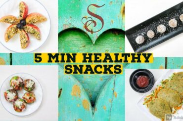 5 min healthy snacks |Instant snacks | healthy snacks recipe | quick snacks recipe to make at home