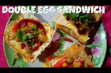 How to make testy and healthy breakfast  Double egg butter sandwich In 5 mins #Pravatikitchen#Food