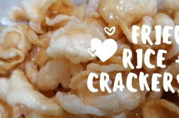 Healthy Lunch/Dinner Recipe (Fried Rice + Crackers)