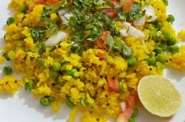DELICIOUS INDIAN STYLE POHA II HEALTHY BREAKFAST II VEGAN FOOD I LOW CALORIE I WEIGHT LOSE RECIPE