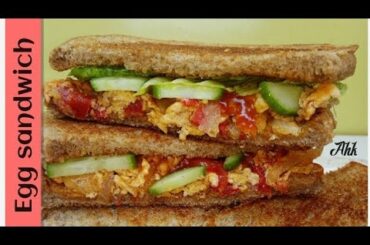 Healthy egg sandwich | quick breakfast for weightloss | weightloss recipe #Ep77