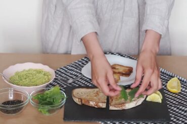 Preparing a healthy sandwich recipe in description.  #vegsandwich