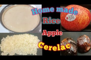 Homemade Rice Apple Cerelac for 6 months+babies in tamil||Healthy lunch recipe||fresh Cerelac
