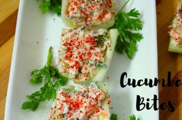 Cucumber bites with curd/ Quick cucumber bites in 2minutes/Healthy snack recipe#shorts#ytshorts