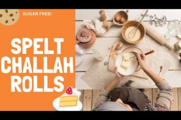Easy Soft Spelt Challah Rolls | BEST RECIPE Sugar Free Vegan Healthy | #reel #shorts