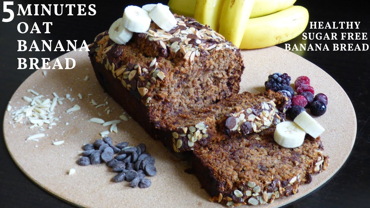 OATMEAL BANANA BREAD – HEALTHIEST BANANA BREAD – SUGAR FREE BANANA BREAD – BANANA BREAD OATMEAL BANANA BREAD - HEALTHIEST BANANA BREAD - SUGAR FREE BANANA BREAD - BANANA BREAD