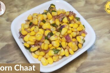 CORN CHAAT | HEALTHY SNACK RECIPE | SIX FLAVOURS KITCHEN