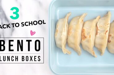 3 Easy Back to School Bento (Asian Lunch) Ideas!