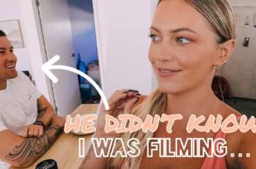 He didn't know I was filming this & a NEW healthy recipe *Aussie Mum Vlogger*