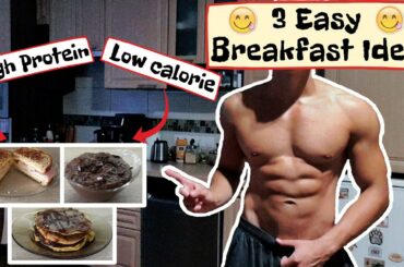 3 Easy LOW Calorie HIGH Protein Breakfast Idea