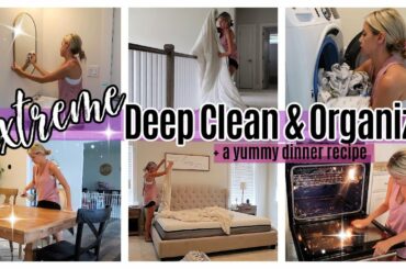 *NEW* EXTREME DEEP CLEAN AND ORGANIZE + EASY HEALTHY DINNER TIFFANI BEASTON HOMEMAKING MOTIVATION