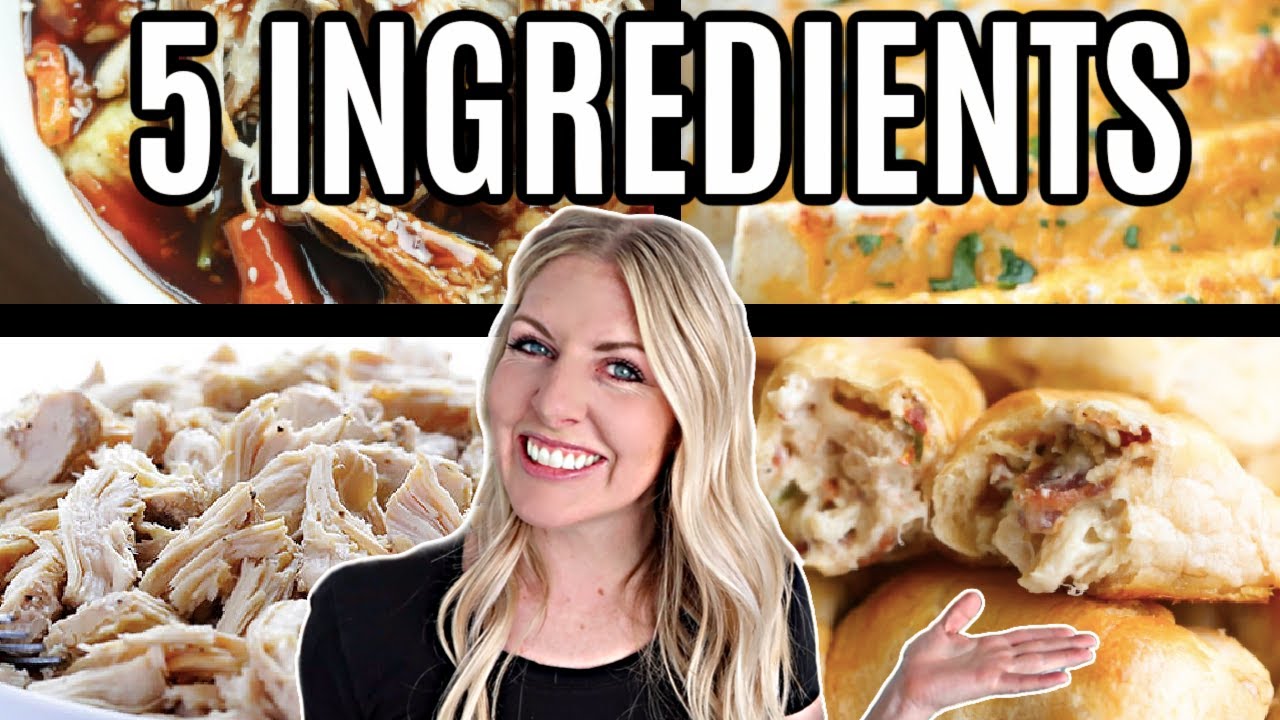 EASY 5 Ingredient Chicken Dinner Ideas! EASY 5 Ingredient Chicken Dinner Ideas!