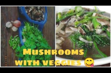 Mushrooms with veggies | simple but delicious