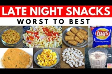 10 Late Night Snacks Options in India Ranked from Worst to Best
