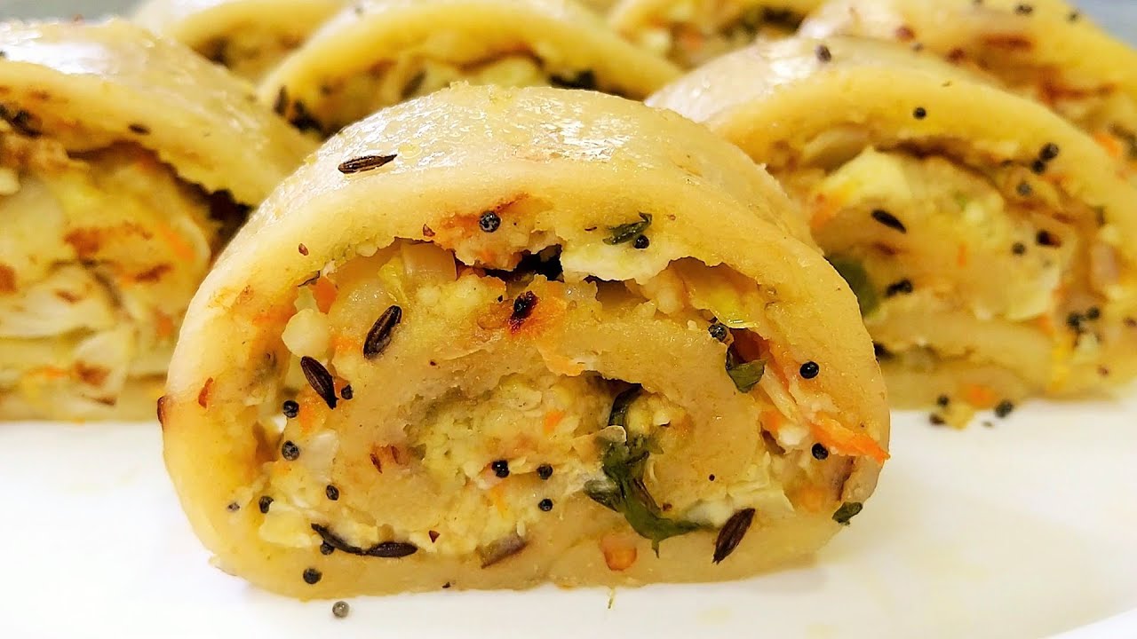 Less Oil Snack Recipe | Paneer Stuffed Suji Roll Snacka Recipe | Healthy Snacks Recipe | Less Oil Snack Recipe | Paneer Stuffed Suji Roll Snacka Recipe | Healthy Snacks Recipe |