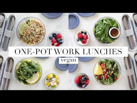 Easy One-Pot Work Lunches (Vegan) | JessBeautician AD Easy One-Pot Work Lunches (Vegan) | JessBeautician AD