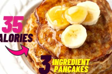 Low calorie pancakes-Low calorie breakfast recipe- Low calorie meals-Healthy breakfast