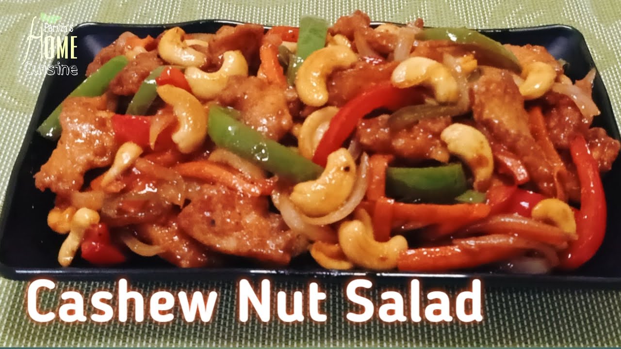 Cashew Nut Salad | Chicken With Cashew Nut Recipe | Healthy Salad Recipe | Chicken Cashew Nuts Salad Cashew Nut Salad | Chicken With Cashew Nut Recipe | Healthy Salad Recipe | Chicken Cashew Nuts Salad