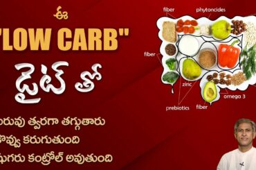 Lose Weight Fast with Low Carb Diet | Foods to Burn Fat |Control Diabetes |Dr.Manthena's Health Tips