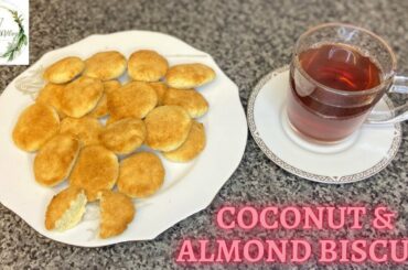 Coconut & Almond Low Calorie Biscuits | Healthy Diet Snack Recipe