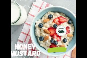 Honey and Mustard Salad | How to Make Healthy Salad | Honey and Mustard Salad Recipe #shorts