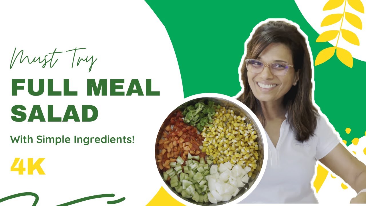 A FULL MEAL SALAD RECIPE -perfect for dinner | EASY INGREDIENTS A FULL MEAL SALAD RECIPE -perfect for dinner | EASY INGREDIENTS