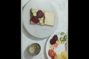 healthy breakfast | sandwich recipe | 2 minute breakfast recipe | The__Food Obsessed | #Shorts