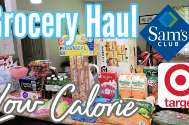 LOW CALORIE GROCERY HAUL | SAM'S CLUB & TARGET | NICOLE BURGESS WEIGHT LOSS